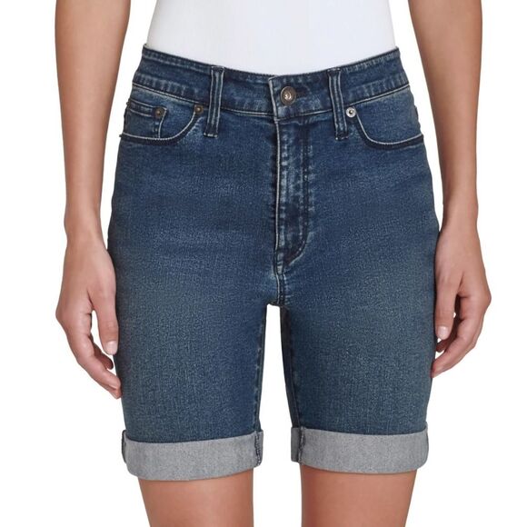 DKNY Dark Blue Jean Shorts - Picture 1 of 3